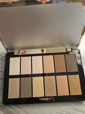Lancôme Warm Neutral & Gold Eyeshadow Palette - Beige, Peach, Brown, Gold. NWOB